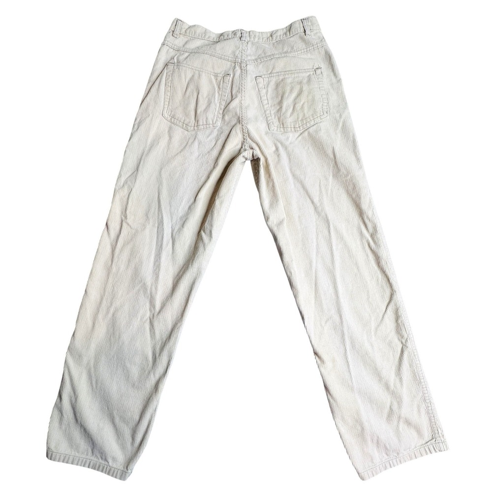 Route 66 Pants Mens 33x32 (31x29) Beige Corduroy Straight Leg Casual 5 Pocket